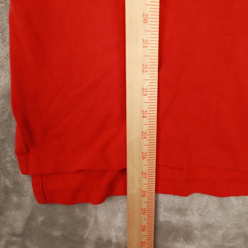 Polo Ralph Lauren‎ Men's Red Custom Fit Short Sleeve Polo Shirt size Large